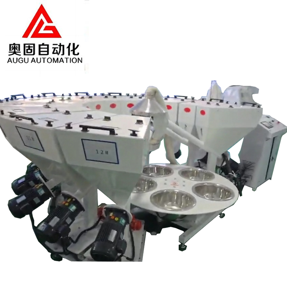 Augu 10-stasjons veiesystem for kjemisk mikserutstyr: Stabilt, nøyaktig og tilpassbart​